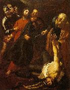 Dirck van Baburen Capture of Christ with the Malchus Episode oil painting artist